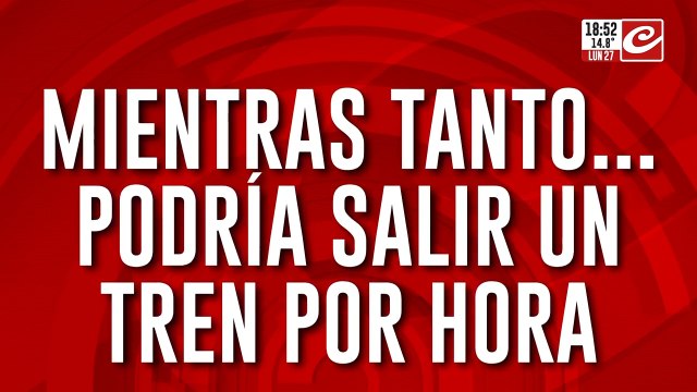 Transporte en crisis: menos colectivos y trenes cada hora