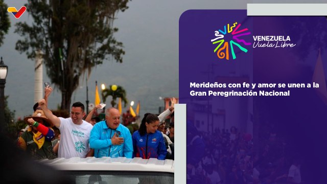 Merideños con fe y amor se unen a la Gran Peregrinación Nacional