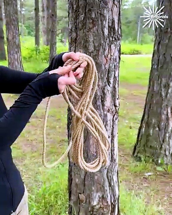 Tying strong knots like a pro! 💯