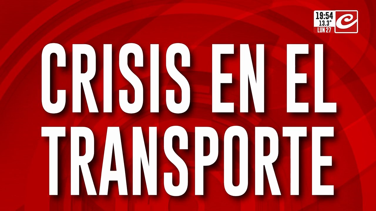 Crisis en el transporte