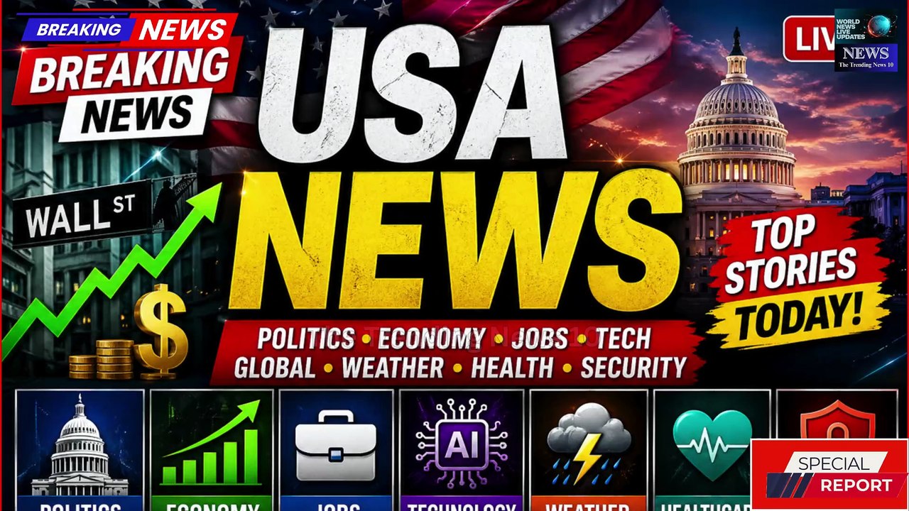 🚨 USA Breaking News 2026 🇺🇸⚡ Big updates shaking America right now!
