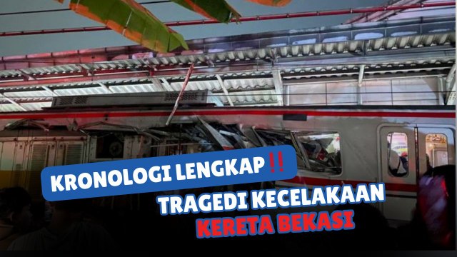 Deretan Fakta Kecelakaan Kereta Bekasi Timur
