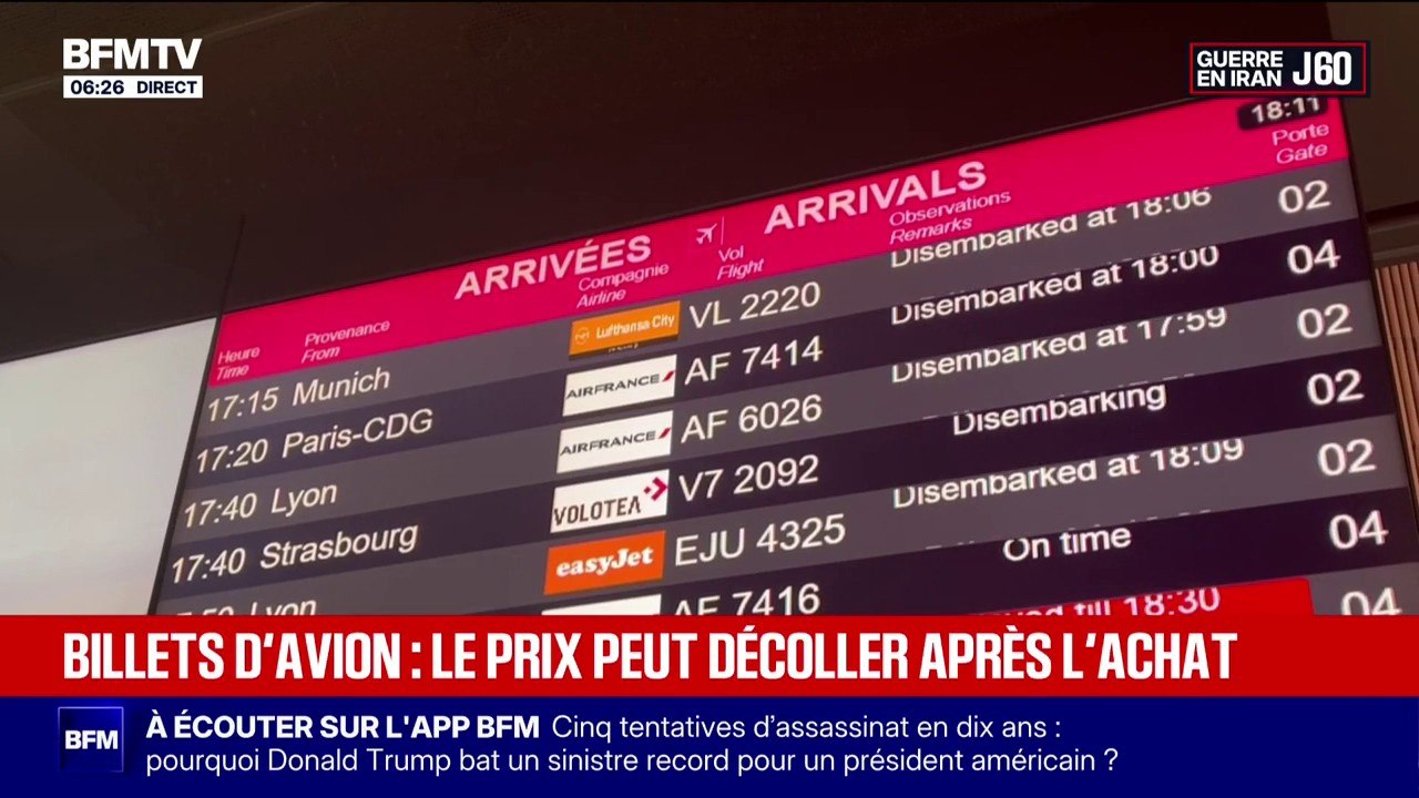 Billets d'avion: le prix peut augmenter même après l'achat chez certaines compagnies en raison du coût du kérosène