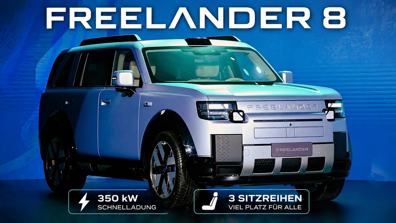 Freelander 8 feiert Premiere: Moderner SUV mit Kultnamen zurück