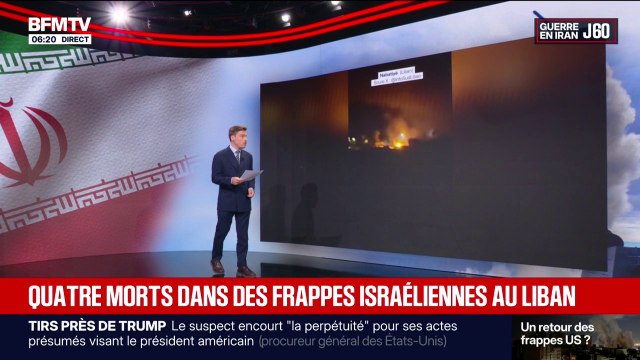 Le point sur la guerre au Moyen-Orient: des frappes israéliennes font quatre morts dans le sud du Liban