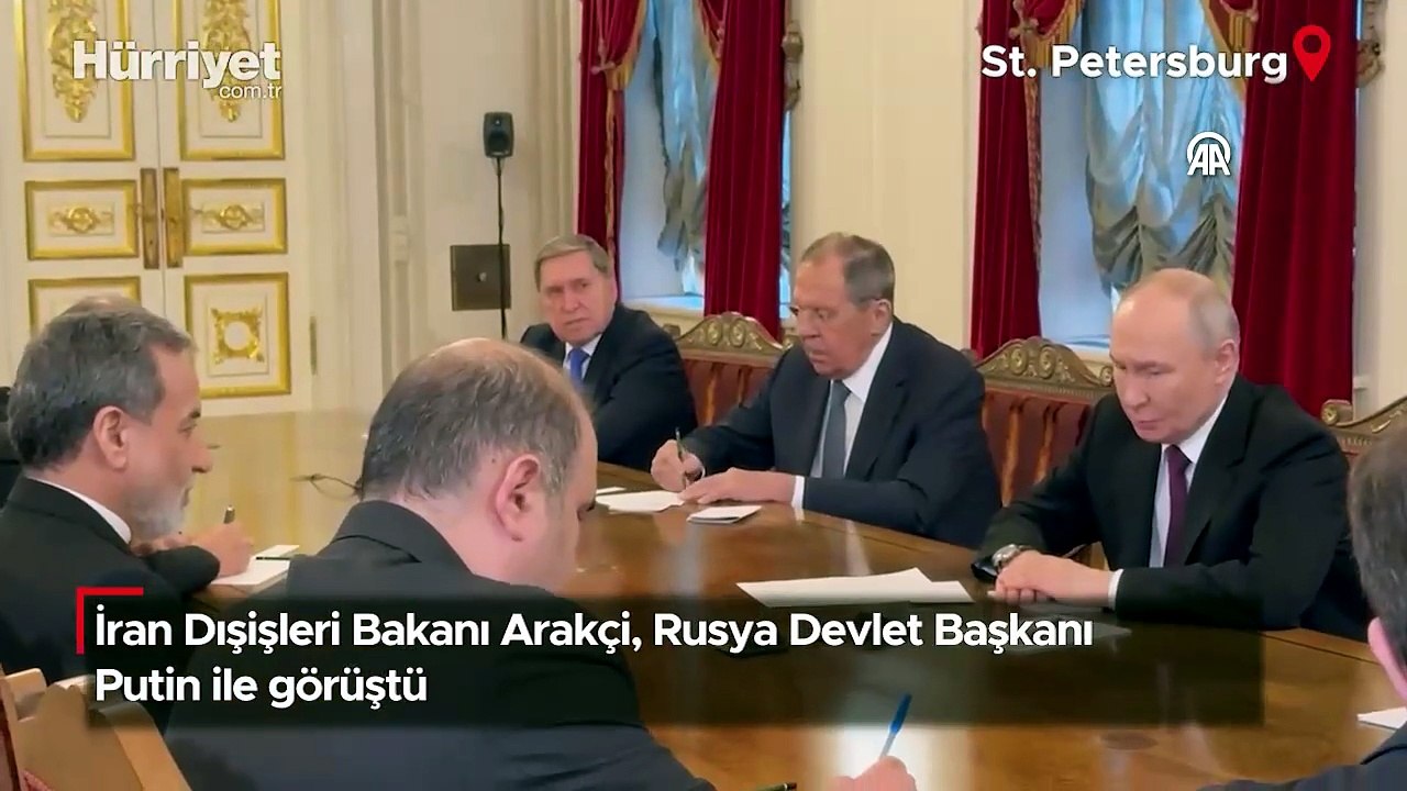 İran Dışişleri Bakanı Arakçi, Rusya Devlet Başkanı Putin ile görüştü
