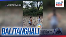 Irawan River na pagliliguan sana ng magkakaibigan, natuyot na | Balitanghali