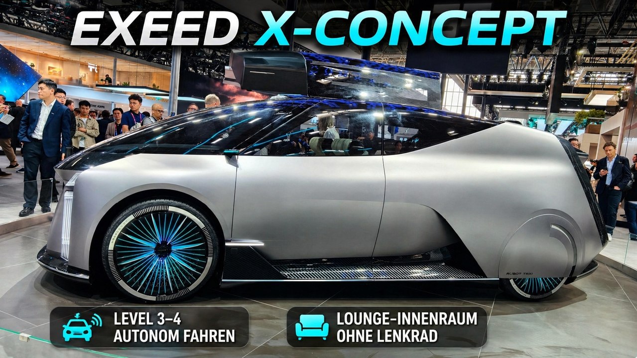 Exeed X-Concept Innenraum als Lounge – neue Mobilität gedacht