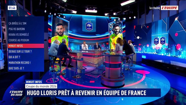 Hugo Lloris ne dirait pas non à un retour avec l'équipe de France comme numéro 3 à la Coupe du monde 2026 - Foot - Coupe du monde 2026 - Bleus