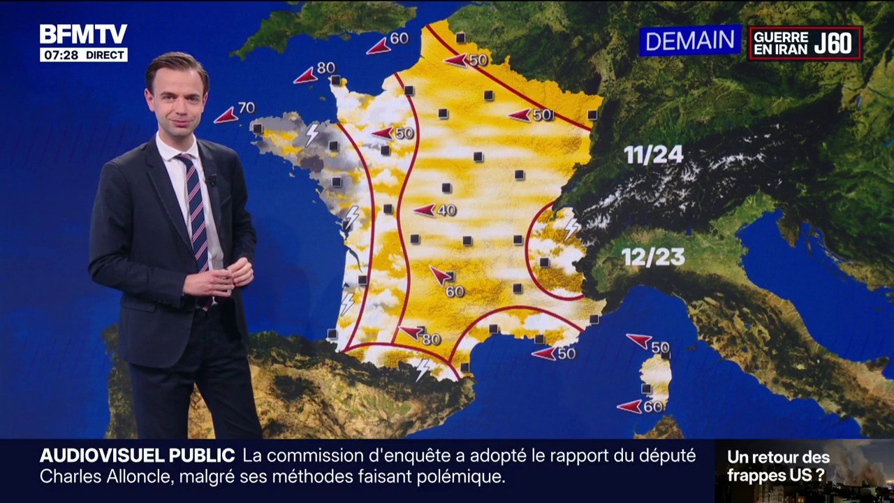 Météo: attention aux orages cet après-midi, 31 départements placés en vigilance jaune
