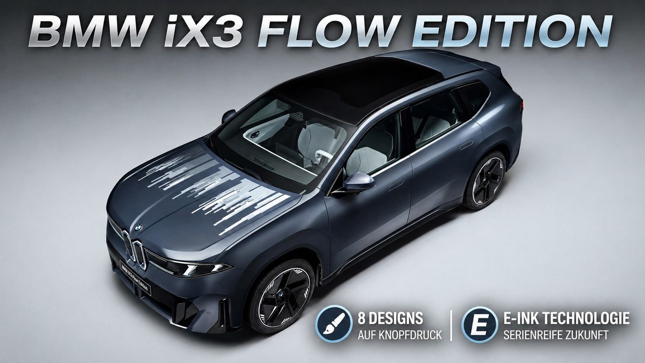 BMW iX3 Flow Edition: Zukunft der Auto-Oberfläche im Check