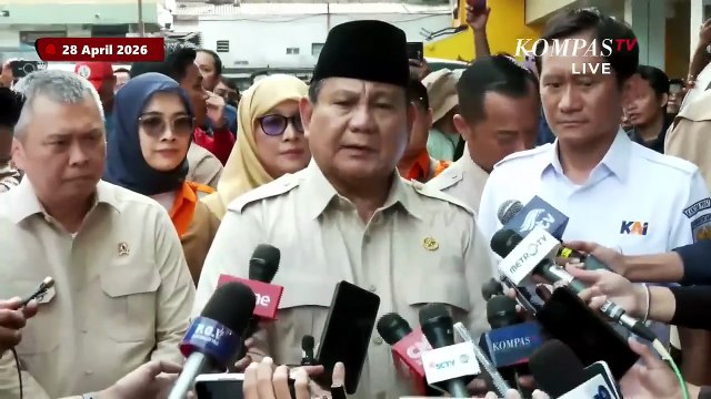 Prabowo usai Jenguk Korban Kecelakaan Kereta: Sampaikan Belasungkawa hingga Janji Perbaikan Lintasan