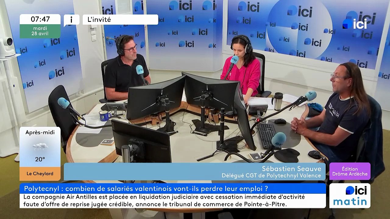 Sébastien Seauve, délégué CGT de Polytechnyl Valence