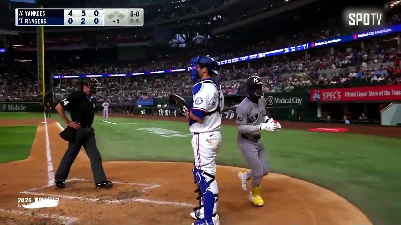스포츠중계 빠른티비 [MLB] 뉴욕 양키스 vs 텍사스 하이라이트 2026.04.28 (화) 0905