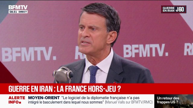 Guerre au Moyen-Orient: L'Iran est l'ennemi de nos valeurs, de l'Occident , estime Manuel Valls, ancien Premier ministre