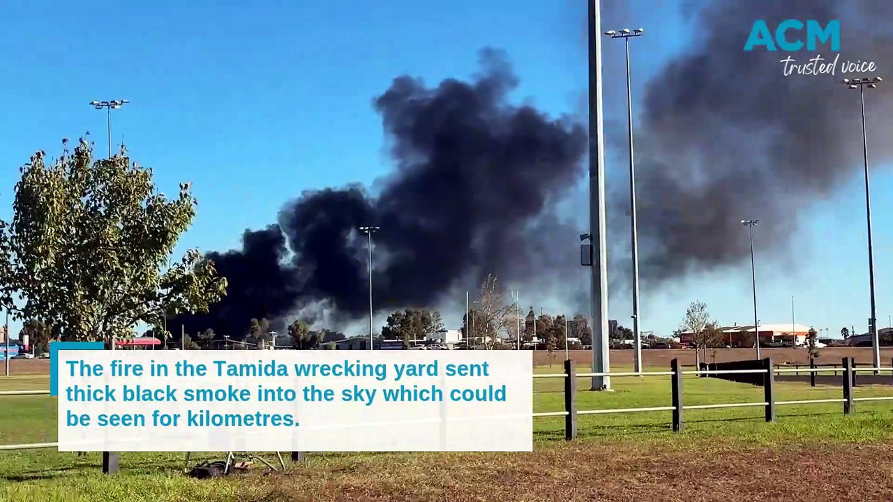 Taminda fire can be seen for kilometres