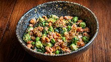 Crispy Rice Salad With Japanese Inspired Salmon