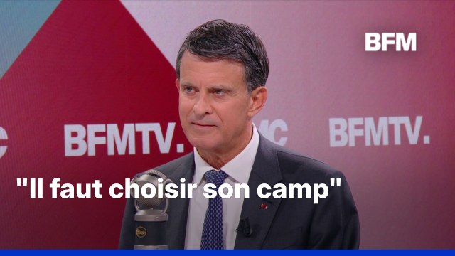 Guerre au Moyen-Orient: Il faut choisir son camp , assure Manuel Valls, ancien Premier ministre