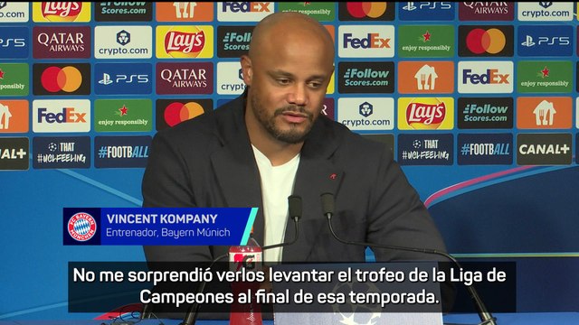 Kompany se deshace en elogios a Luis Enrique: Lo que hace no es fácil