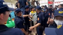 南投焚化爐環評會爆衝突  警否認強制力致傷