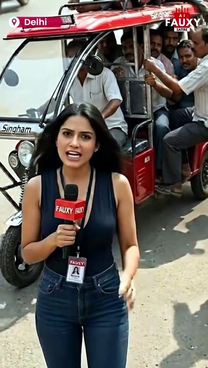 Satire: ई-रिक्शा में सवारी भरते-2 ड्राइवर को ही नहीं मिली बैठने की जगह, ड्राइवर को करनी पड़ी खुद के लिए रैपिडो बुक।