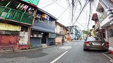 A. Luna Street corner C. Leyva Street in San Juan City in the Philippines