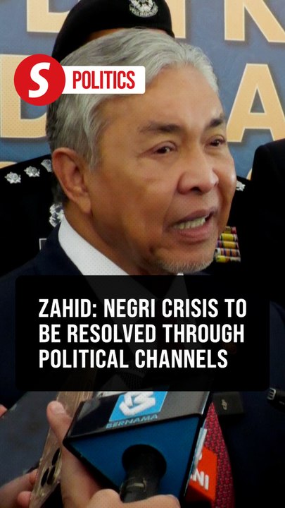 Negri crisis to be resolved through 'political means', says Zahid
