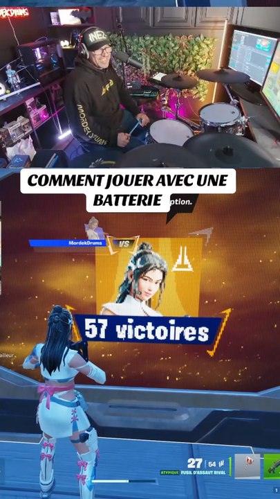 Voilà comment vous pouvez jouer avec une batterie à Fortnite.
