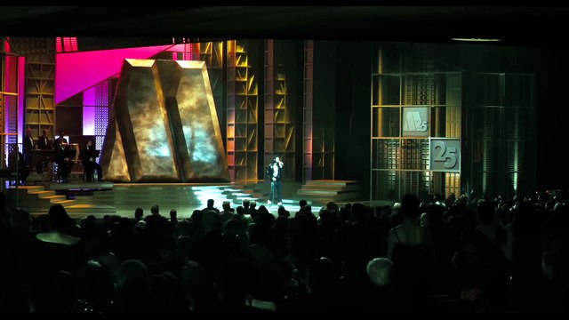 Concert de Michael Jackson en 1988 durant la tournée Bad World Tour.