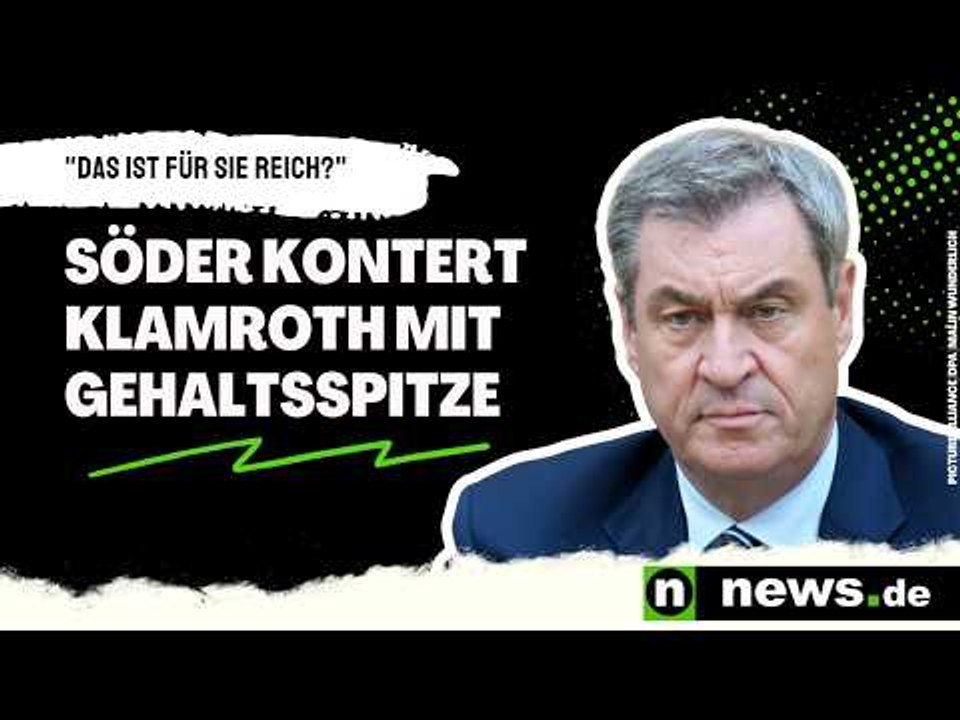 Schlagabtausch in ARD-Arena: 'Das ist für Sie reich?' Söder kontert Klamroth mit Gehaltsspitze