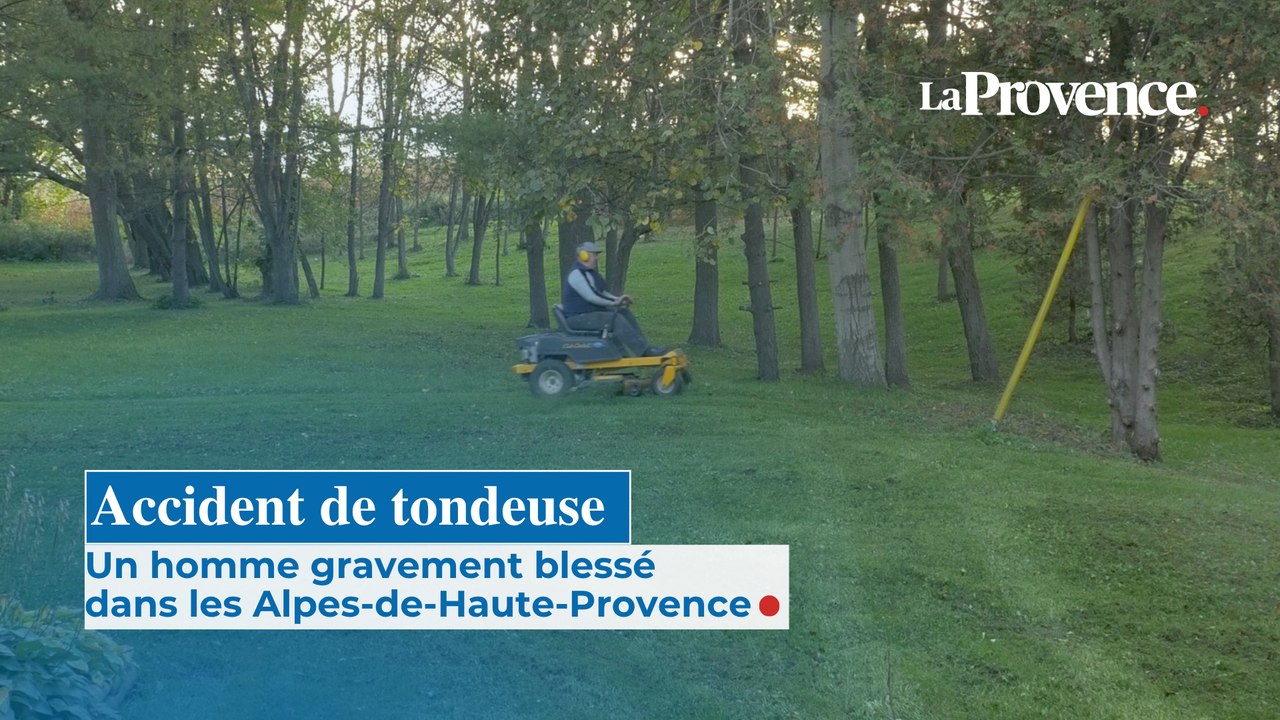 Un homme gravement blessé après un accident de tondeuse autoportée dans les Alpes-de-Haute-Provence
