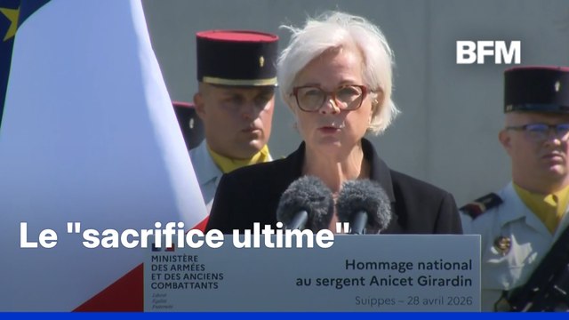 Hommage au sergent Anicet Girardin: Catherine Vautrin salue le sacrifice ultime du 145e mort pour la France au Liban depuis 1978