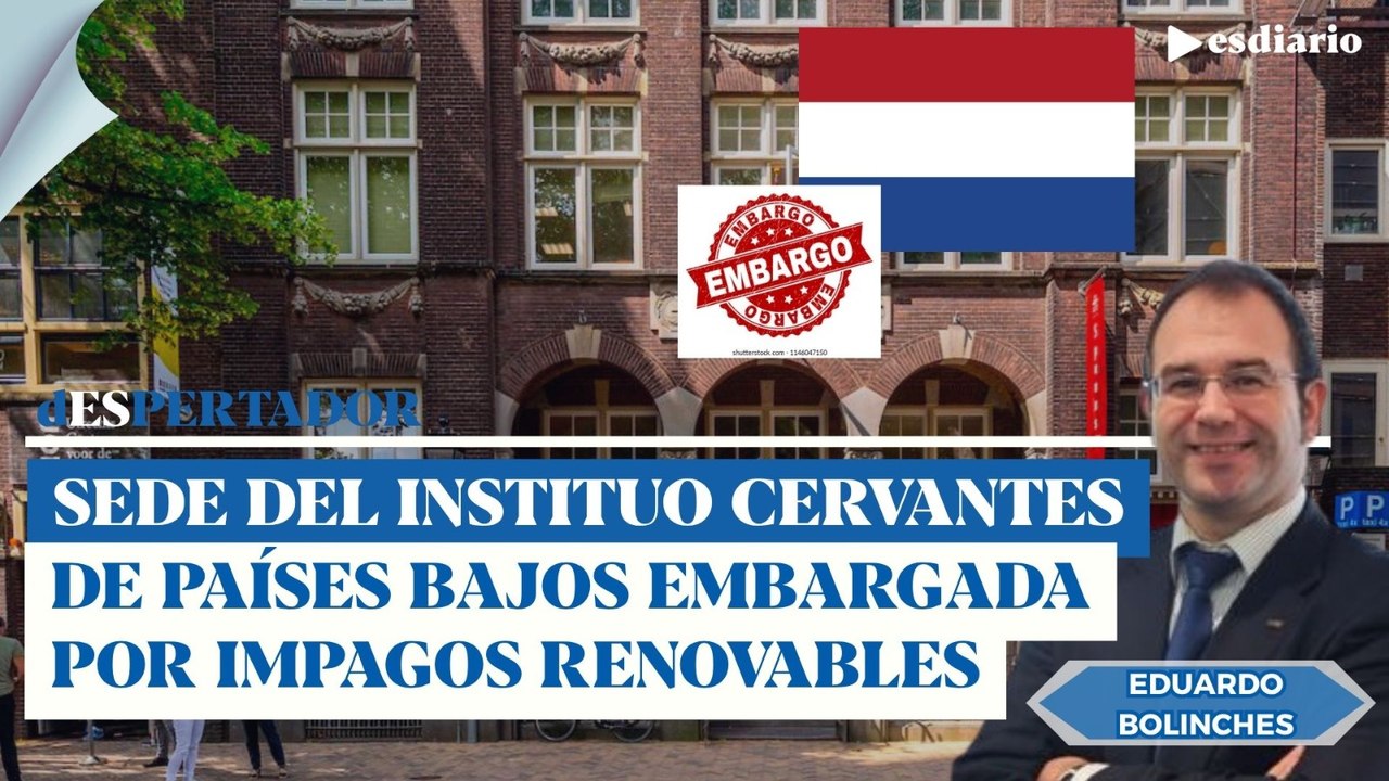Vergüenza tras el apagón en el Instituto Cervantes en Países Bajos por no pagar las renovables