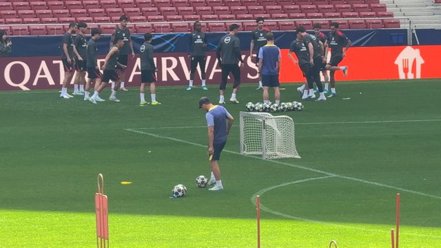 El ritual del Cholo Simeone antes de la semifinal de Champions League contra el Arsenal