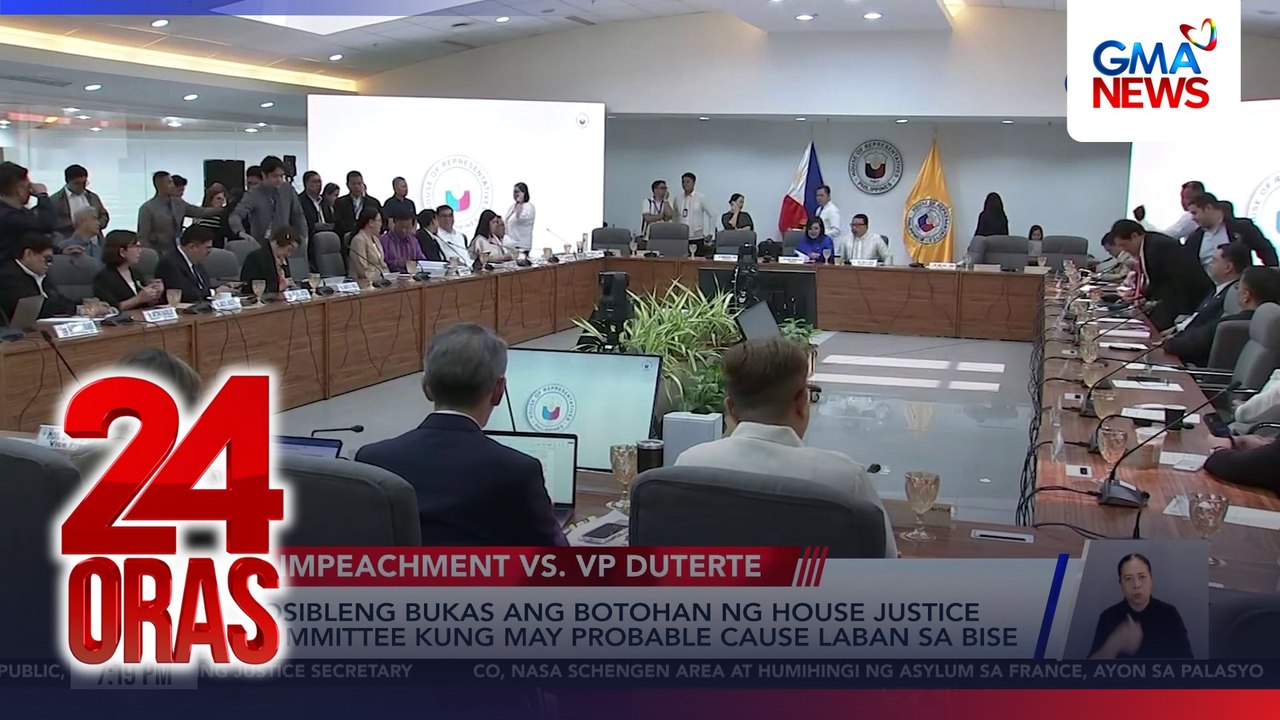 Posibleng bukas ang botohan ng House Justice Committee kung may ...