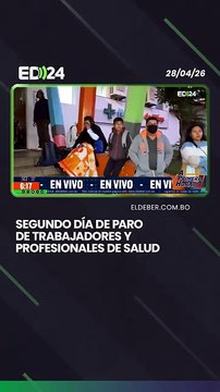 Segundo día de paro de trabajadores y profesionales de salud