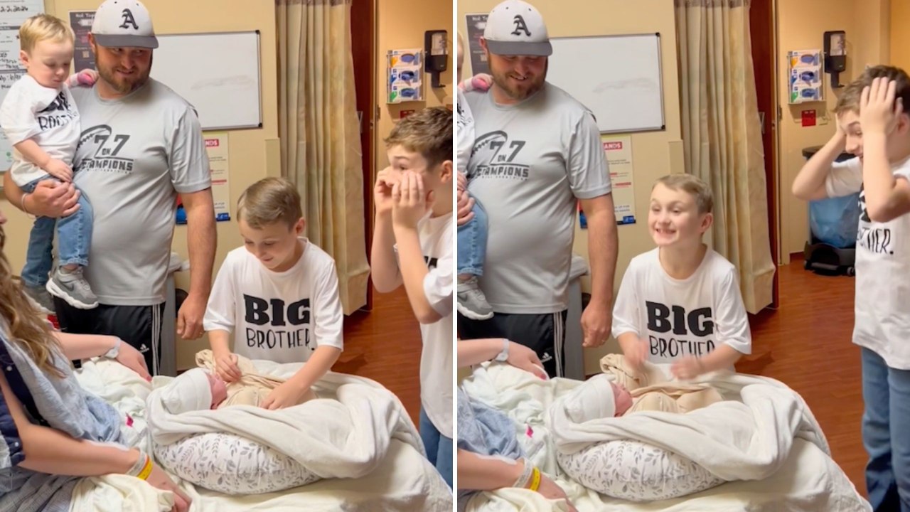 Three Brothers React To Discovering If Baby Sibling Is Sister They Dreamed Of | Happily TV