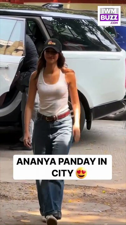 Ananya Panday, spotted in Bandra, serving effortless style with her usual charm. A casual outing, but all eyes were definitely on the actress.