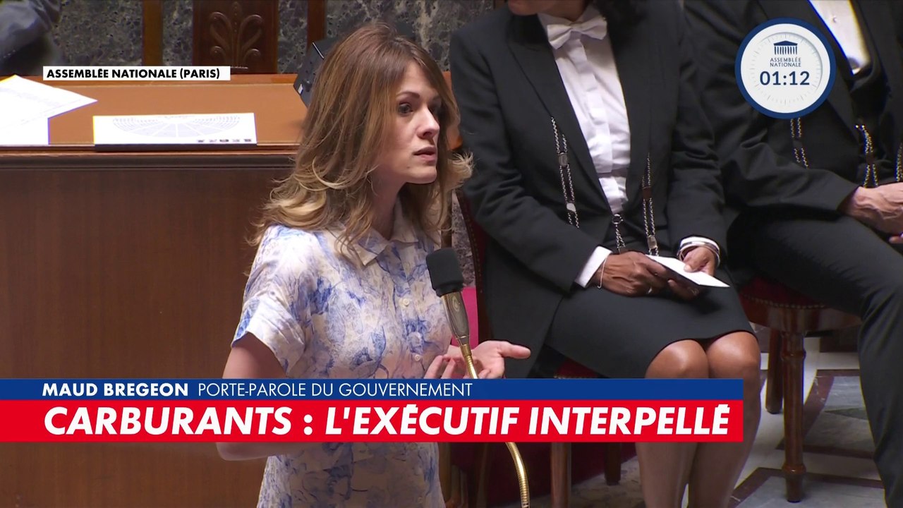 Maud Bregeon sur le travail du gouvernement concernant la crise des carburants