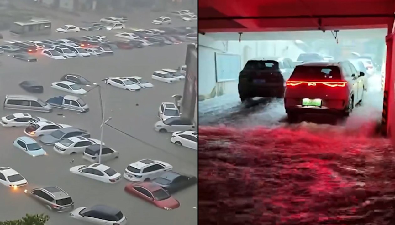 160mm Rain in 1 Hour! China City Floods