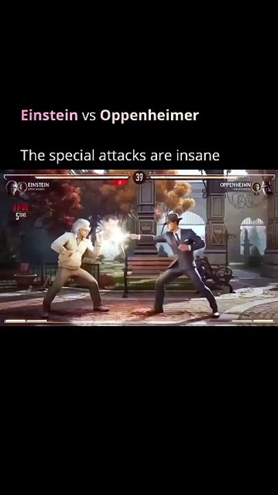 The father of relativity VS The father of the atomic bomb.