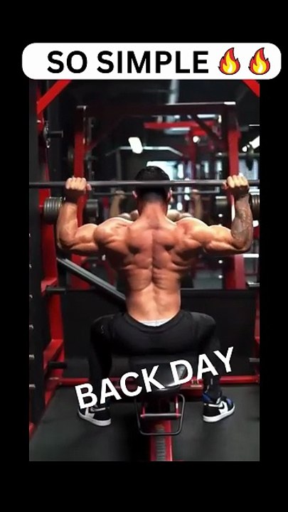 $ back workout with simple  steps $ _ burn calories _ 100% work