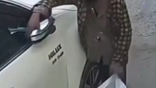 Incredible footage captured by surveillance cameras