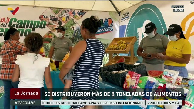 3 mil familias en Sucre fueron beneficiadas con distribución de más de 8 mil toneladas de alimentos