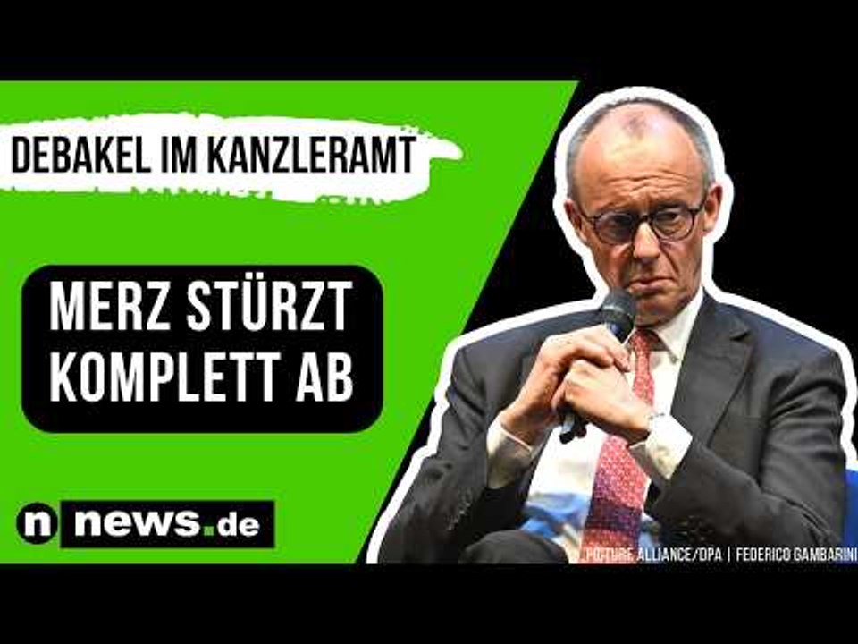 Friedrich Merz am Ende: Debakel im Kanzleramt - Merz stürzt komplett ab