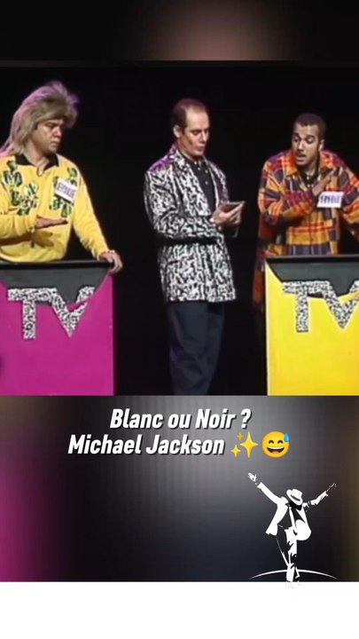Blanc ou Noir ? Michael Jackson 😅 Les Inconnus dans leur sketch Télémagouilles ✨