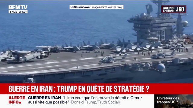 Iran: le porte-avions américain le Dwight D. Eisenhower est en route vers la région
