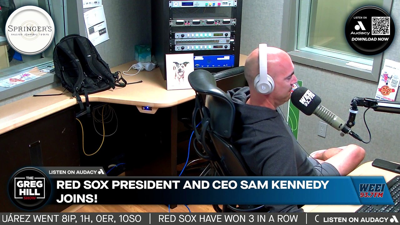 Red Sox President and CEO Sam Kennedy Joins live!