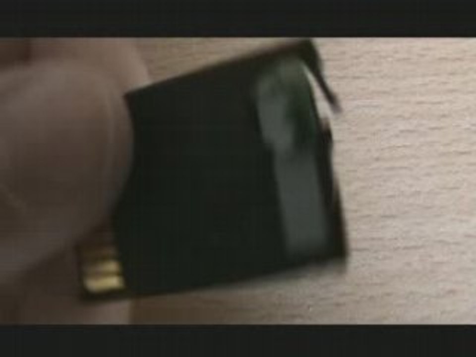 Vidéo Memory Stick après quelques mois d'utilisation