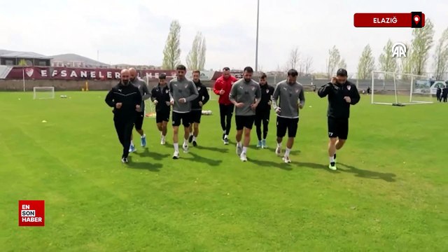 Play-off maçlarına hazırlanan Elazığspor'un hedefi Trendyol 1. Lig'e yükselmek
